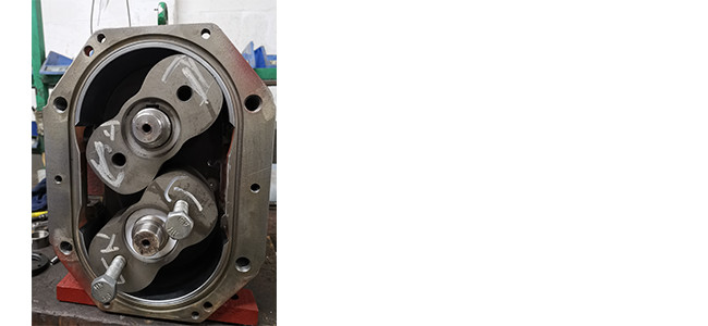 Self Priming Stable Biogas Substrate Pump , Abrasion Resistant Rotary Lobe Pumps