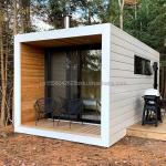 Hotel Prefabricated Steel Frame Construction with Galvanized Steel Square Tubes