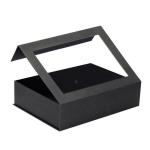 Custom Flip Top PVC Window Paper Packaging Large Magnetic Closure Gift Box with