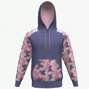 Quality Sublimated Pullover Sports Team Hoodies Solid Pattern Anti Wrinkle wholesale