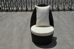 Waterproof Hotel Outdoor Rattan Sofa Set With Four Seat Couch
