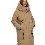 FODARLLOY Winter Warm Thick mid-length hooded denim Jeans jacket women's