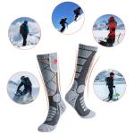 Men Women Battery Powered Hiking Warm Socks Thermal Heated Socks For Cold