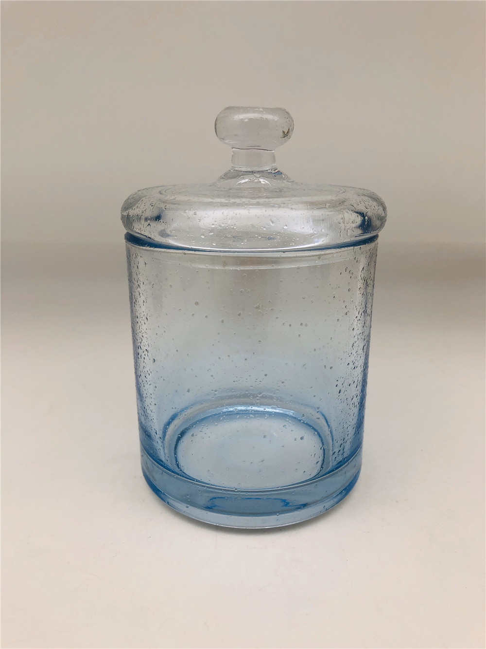 Bubble Effect Glass Bath Accessories Set For Hotel Home In Vintage Style