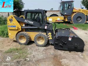 Quality Chinese factory skid loader sweeper road and construction machinery wholesale