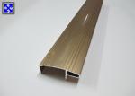 Shinning Golden Electrophoresis Aluminum Kitchen Profile Upmarket Customized
