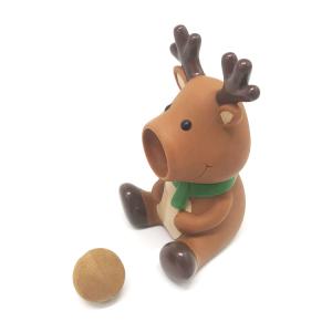 Quality Round Soft Vinyl Toys With EVA Balls Rubber Animal Shooting Popper Ball Toy wholesale