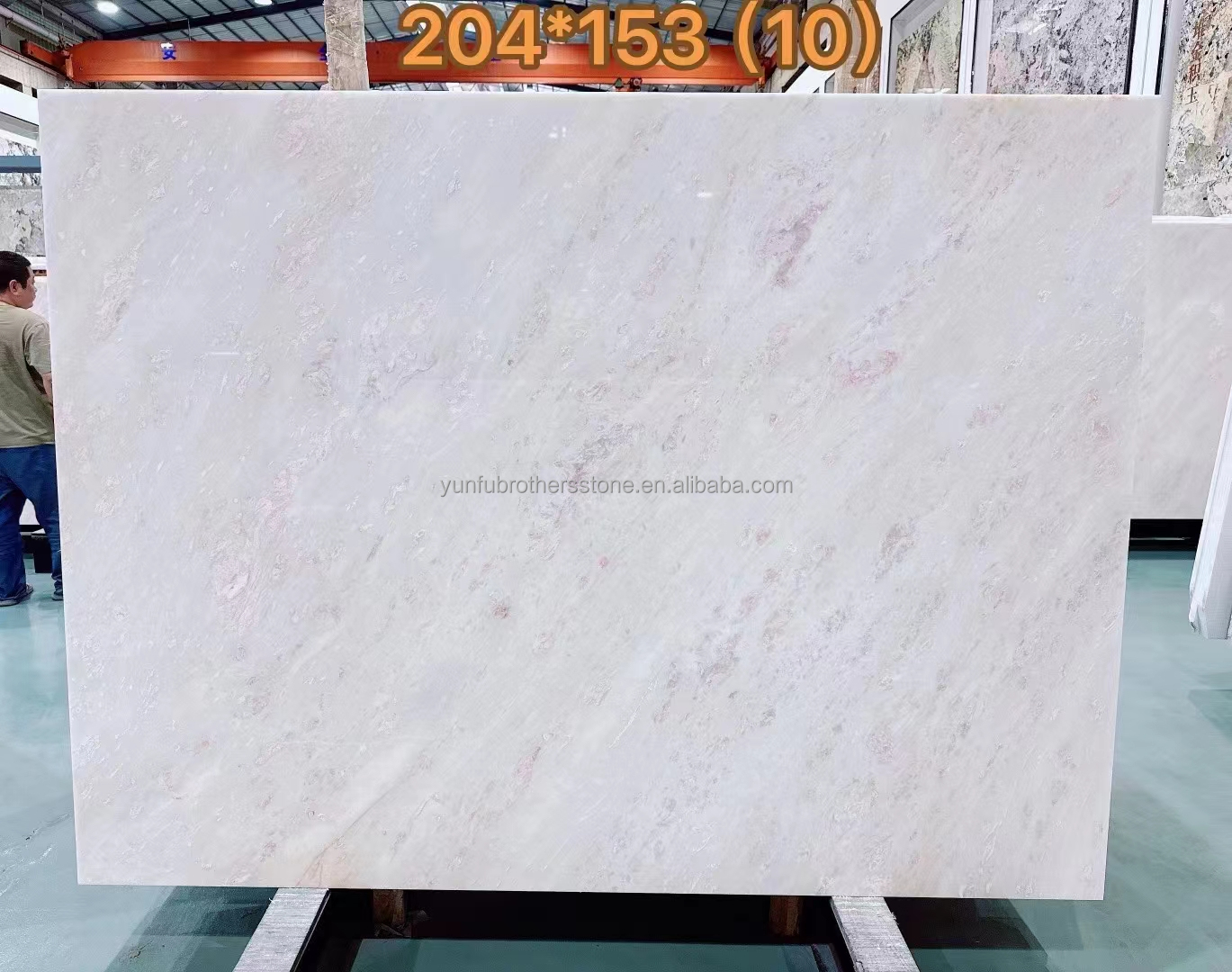 Polished Natural Rosa Rainbow Marble Stone for Modern Dining Table in Hotels Villas