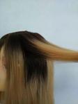 5A 10Inch Short Human Hair Jewish Wig Dark Root,Human Hair Wig