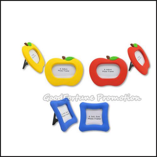 hot Sale promotion customed printed logo soft pvc rubber/silicon photo frame
