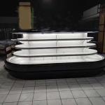 Semi Vertical Supermarket Open Display Fridge Fan Cooling 2200 * 1080 * 1500mm