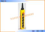 IP65 Industrial Remote Pendant Control Stations Plastic For Crane