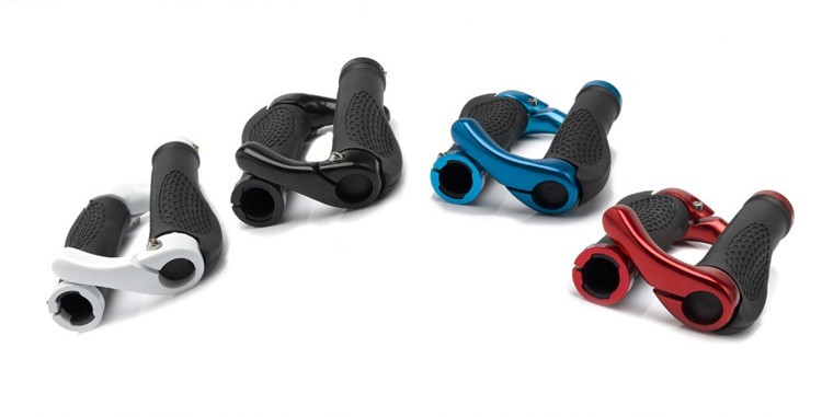 Mountain Bike Spare Parts Rubber Aluminum 225cm Bike Horn Grips