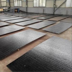 Quality CrC Wear Plate 1500x3000mm 1200x2400mm hardfacing Cladded Plate Chromium Carbide Overlay Wear Plate wholesale