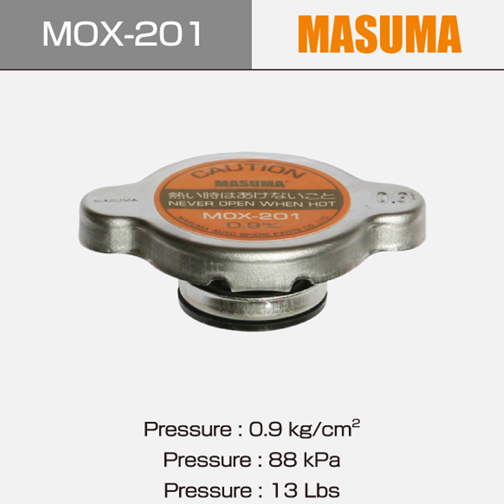 Reference NO. 33-0C-C11 MOX-201 MASUMA Protection Oil Radiator Cap for MITSUBISHI PAJERO