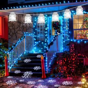 Quality Snowflake Projector 22ft Vintage Xmas Christmas String Lights wholesale