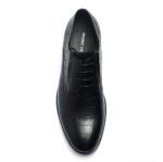Durable Breathable Autumn Black Leather Dress Shoes