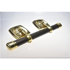Quality Gold Color Casket Parts Swing Bar Set With Steel Bar / Zamak Lugs Eco Friendly wholesale