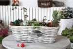 home dicorative wicker garden baskets table flower wicker basket manufacturer