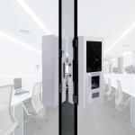 Office Entrance Glass Door Lock Four Ways To Unlock Long Battery Life Span