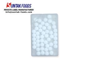 Quality Stock promotion sugar free peppermint flavor candy With PP Mintcard wholesale
