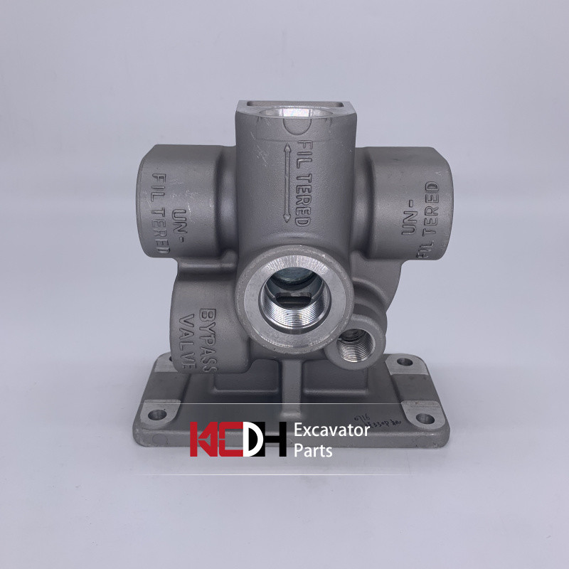 330C/330D/336D excavator accessories 1R-0716 oil filter base 1R0716 aluminum base, suitable for air filter assembly