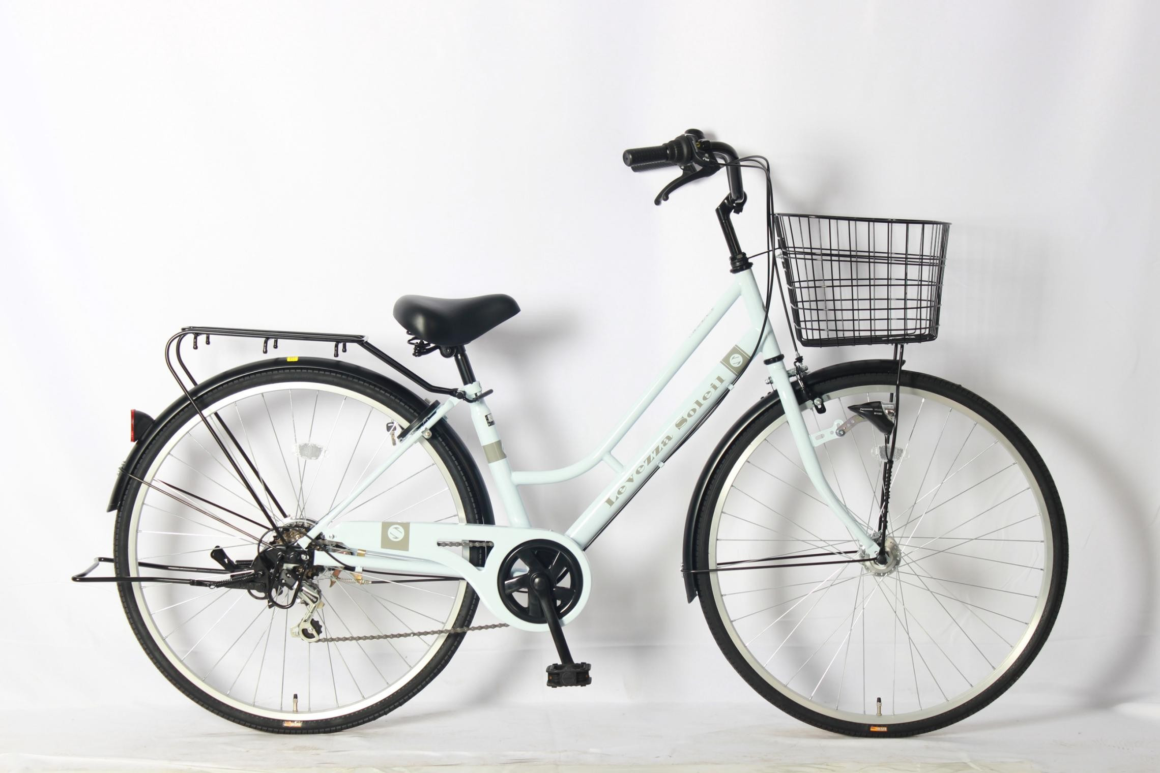 26 Inch 6 Speed Urban City Bicycles Womens Vintage Bike Customized Color