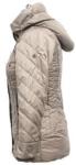 Heavy Thick Solid Hooded Coat For Women Short Type 100% Polyester Lining