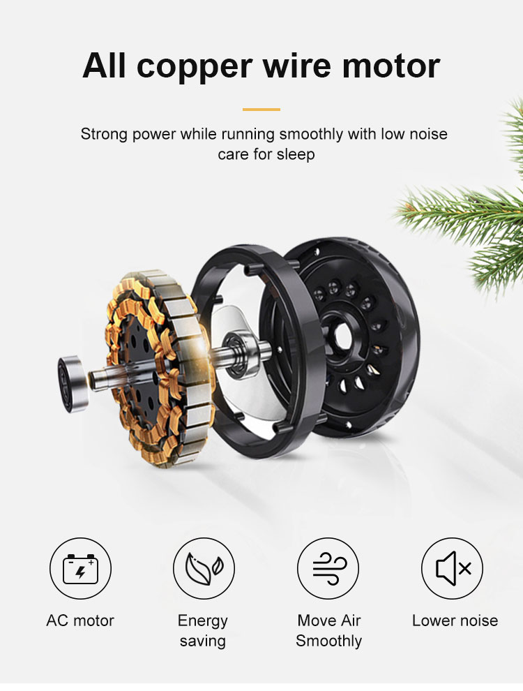 Modern Living Room Lighting Smart Ceiling Fan with 3 Speed Choice and Remote Control