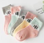 Anti - Bacterial Kids Colorful Socks , Toddler Athletic Socks With Logo Custom