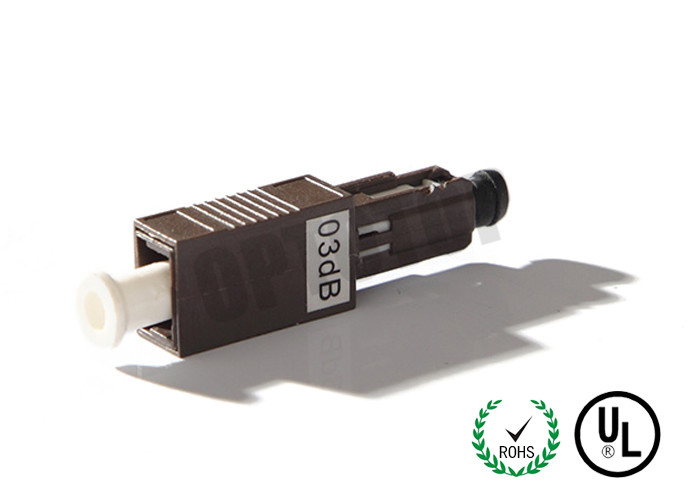 Optical Variable Fiber Attenuator MU 03dB , Single Mode Attenuator Environmentally Stable