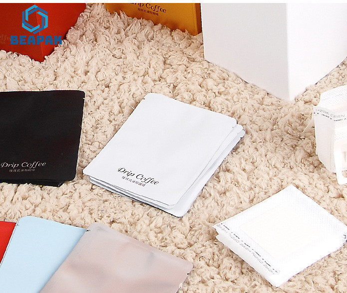 Eco Friendly non woven 50pc Hanging Ear Drip Coffee Filter Bags