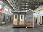 PVC Flooring Steel Structure Wall 10mm Mobile Public Toilets