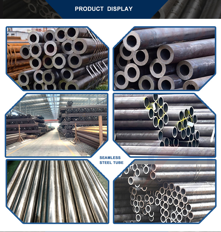 Hot Rolled Carbon Steel Seamless Galvanized Tube 4 Inch 6 Inch ASTM A53 BS 1387 MS Pipe with Customization