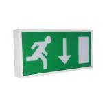 LED Rechargeable Battery Powered LED Emergency Exit Signs Lights