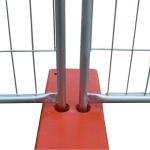 75*75mm Hot Dip Galvanized Temporary Security Fencing