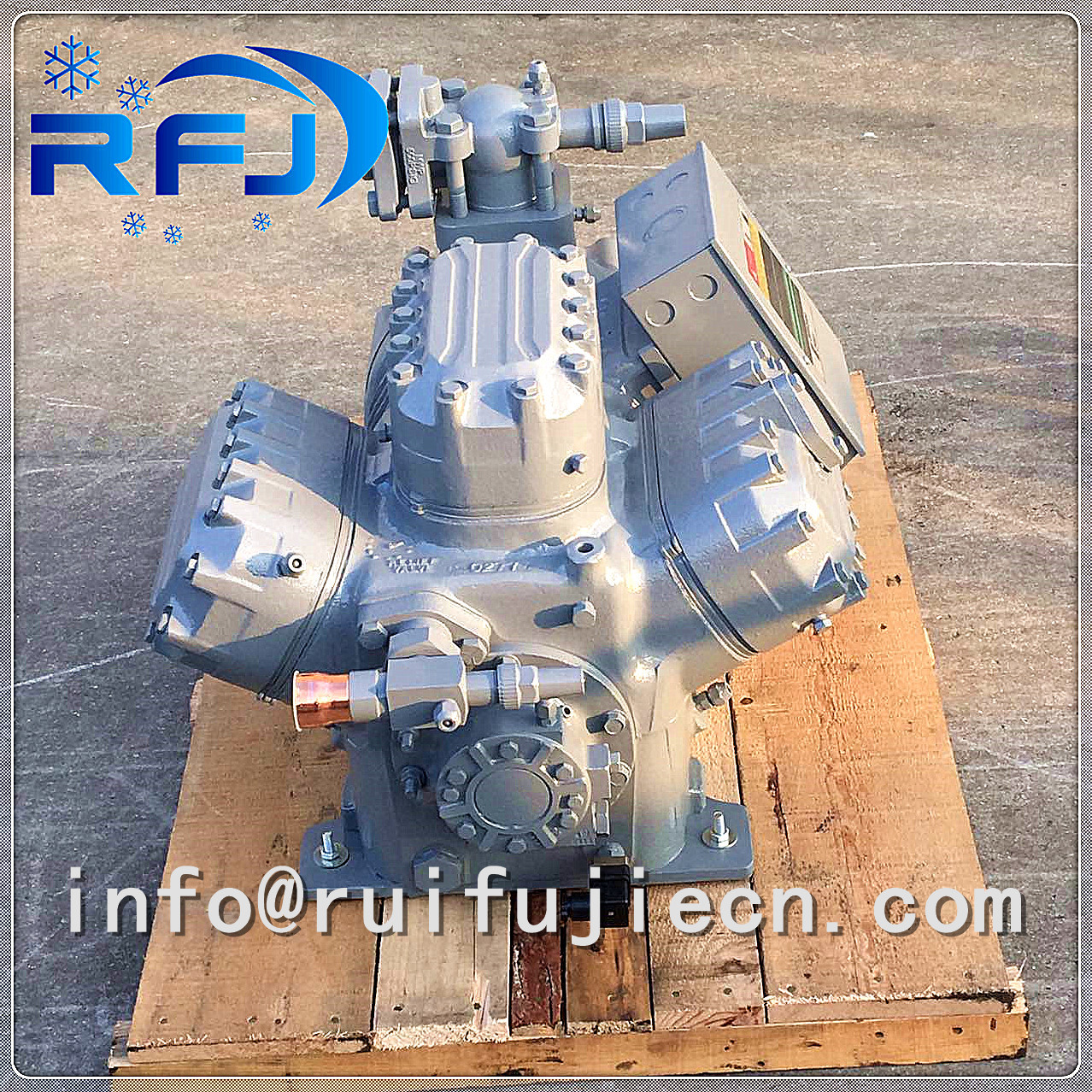 D6SF-200X Semi Hermetic Refrigeration Compressor R407 DWN Copeland For Big Cold Room