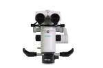 White Dental Operating Microscope Wirh 360 Degree Rotation Handle Compact Design