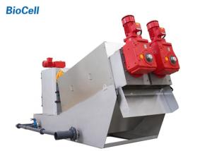 Quality 8.2KW Sludge Dewatering Equipment Multiple Screw Press Dehydrator For Anaerobic Sludge wholesale