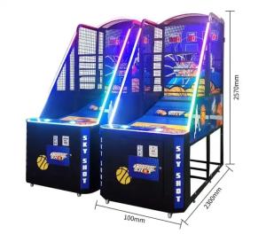 Quality Mini Coin Operated Arcade Basketball Machine For Amusement Game Center wholesale