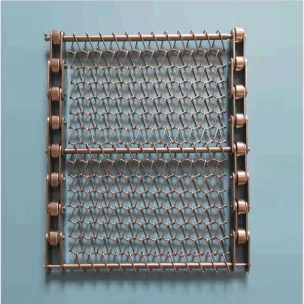 Cheap Customized Stainless Steel Spiral Wire Mesh Conveyor Belt For Bakery Tunnel Oven for sale