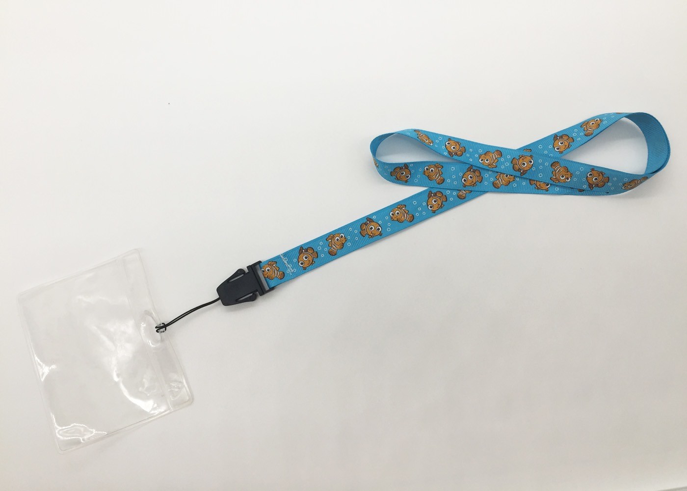 OEM Black Breakaway Lanyard , Polyester Lanyards With Badge Holder