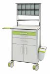 HPL Anesthesia 680MM Hospital Crash Cart For Patients