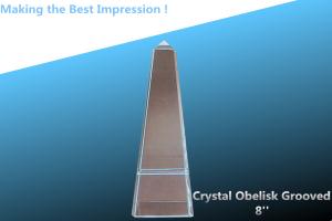 Quality glass trophy/crystal obelisk/crystal awards wholesale