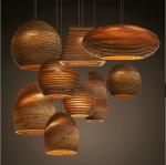 CountrySide ribbon cotton pendant light For Kitchen Bedroom Coffee Shop Lighting