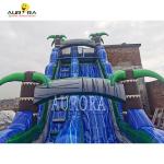 Kids Commercial Inflatable Water Slide Playground Jungle Jump Water Slide