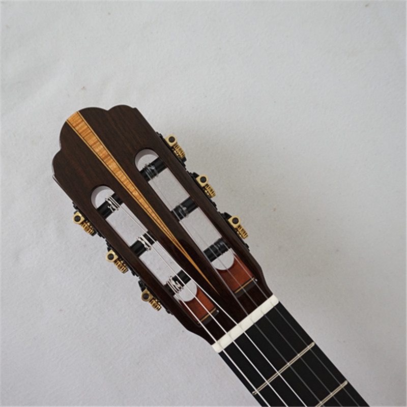 Yulong Guo Handmade Double Top Koa Body Concert Grade Classical Guitar