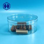Round Biscuit Cookies Clear Plastic Packaging Box 620ml