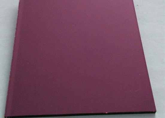 5mm Decorative Tinted Beveled Glass Mirror , Large Wall Mirror Glass