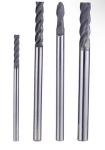 Professional Grade Solid Carbide Graphite Ball End Mills Diamond Coated for